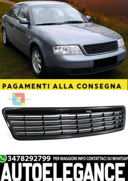 💫Griglia Sportiva Nera Senza Emblema per Audi A6 4B C5 Berlina / Avant 💫