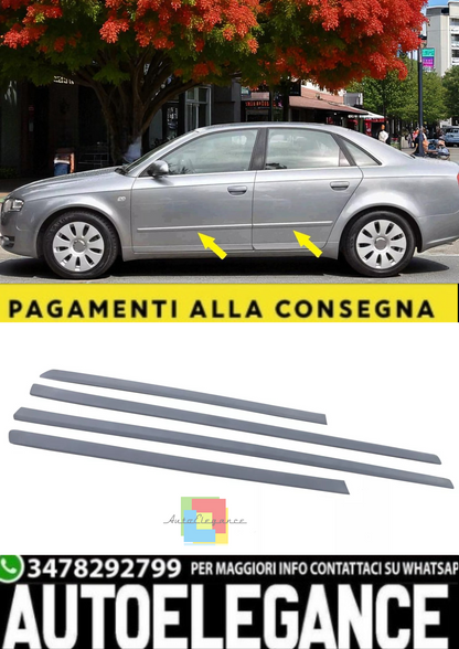 💫 Set Strisce Paraurti per Audi A4 B6/B7 8E (2000–2008)  💫