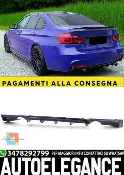 💫 Diffusore Posteriore Performance Nero Opaco per BMW Serie 3 F30💫
