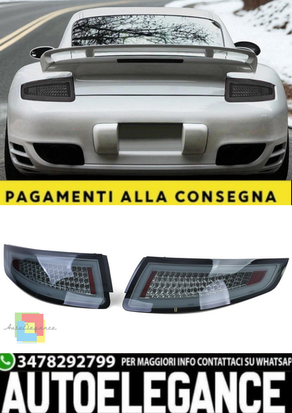 💫Barra Luminosa a LED Fanali Posteriori Nero Fumo per Porsche 911💫