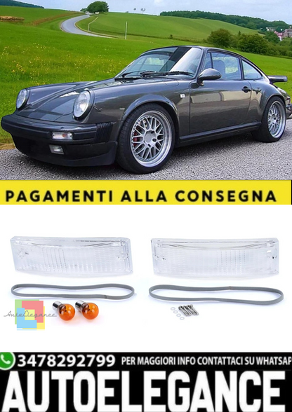 💫 Indicatori di Direzione Bianchi con Guarnizioni per Porsche 911 G-Modello 💫