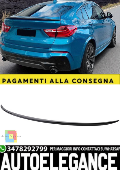 💫Spoiler Posteriore Sport Lip Performance Nero Lucido per BMW X4 F26💫