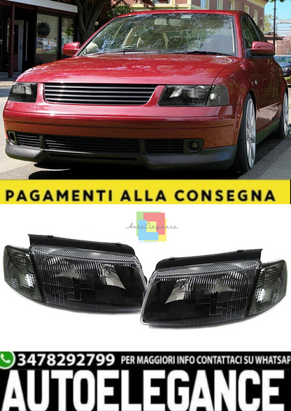 💫Fari Neri con Indicatore di Direzione per VW Passat 3B 1996–2000💫