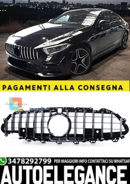 💫 Griglia Sport Cromo Nero Lucido per Mercedes CLS C257 2017–2023💫
