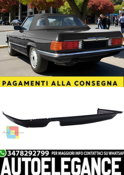 💫 Paraurti Posteriore Cromato Versione UE per Mercedes SL R107 (1971–1989) 💫