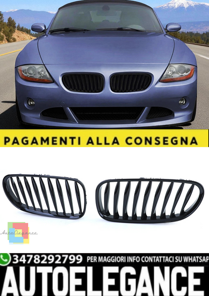 🎀Griglia Sportiva Performance Nero Lucido per BMW Z4 E85 / E86 (2002–2009)🎀