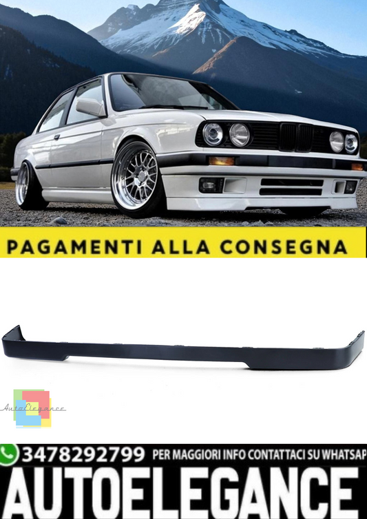 🎀Spoiler Anteriore Lip Undermount adatto per BMW Serie 3 E30 (1987–1994)🎀