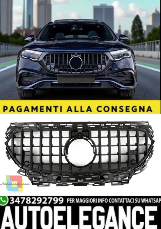 🎀Griglia Panamericana GT Nera per Mercedes Classe E W214 S214 X214🎀