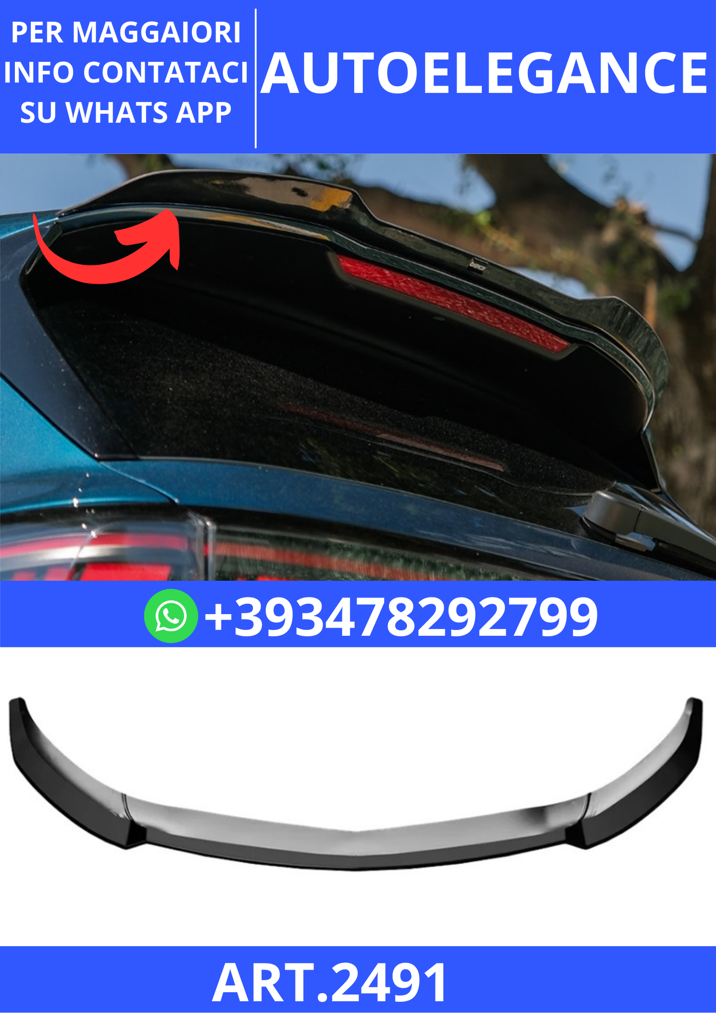 💫ART.2491 SPOILER VW Tiguan Mk3 2024+ A Plus R Line V1💫