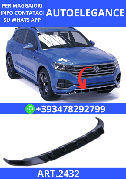 💫ART.2432 SPLITTER VOLKSWAGEN TOUAREG R-LINE MK3 2018-2023💫