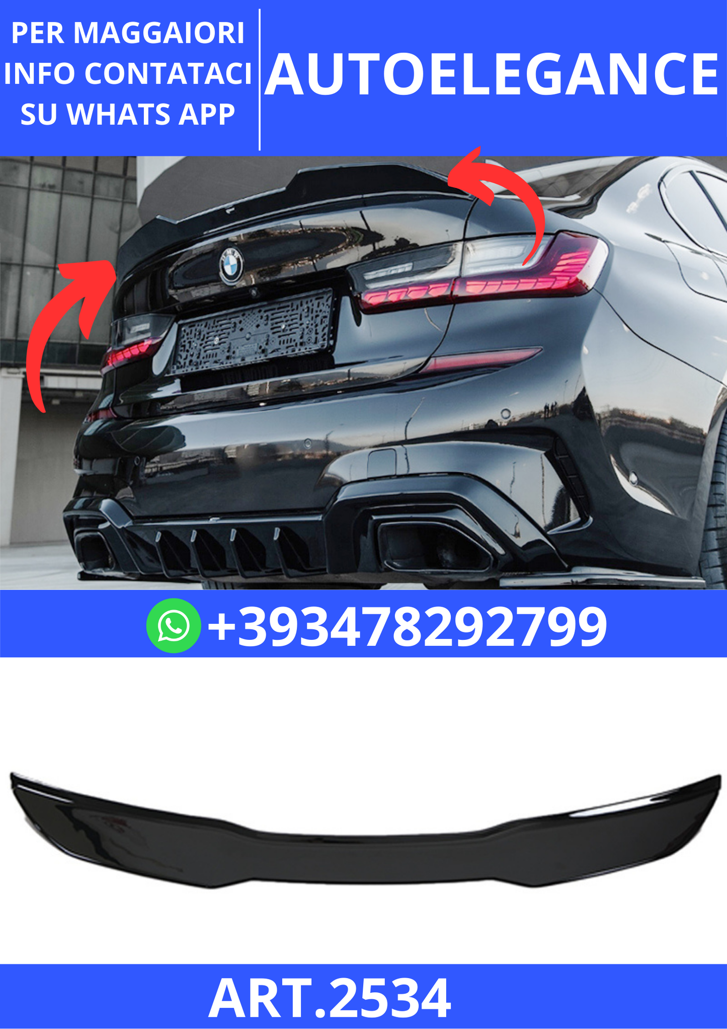 💫ART.2534 BMW G20 2019+ A Plus M Pack Cap V1💫