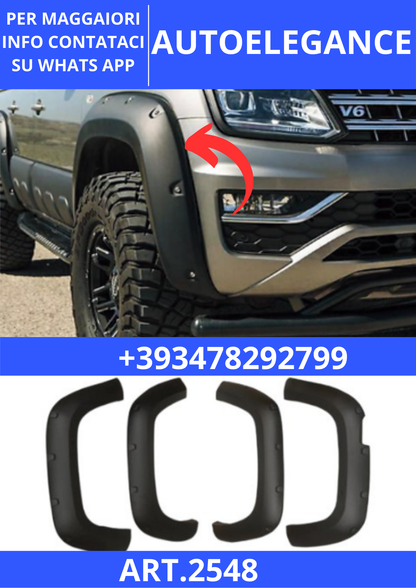 💫ART.2548 PARAFANGHI ALLARGATI VW AMAROK MK1 FACELIFT 2018-2021💫