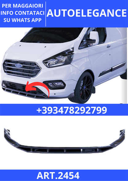 💫ART.2454 SPLITTER FORD TRANSIT CUSTOM MK1 FACELIFT 2018-2022💫