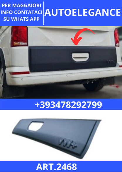 💫ART.2468 COPERTURE PORTELLONE POSTERIORE VW TRANSPORTER T6.1 2019-2021💫