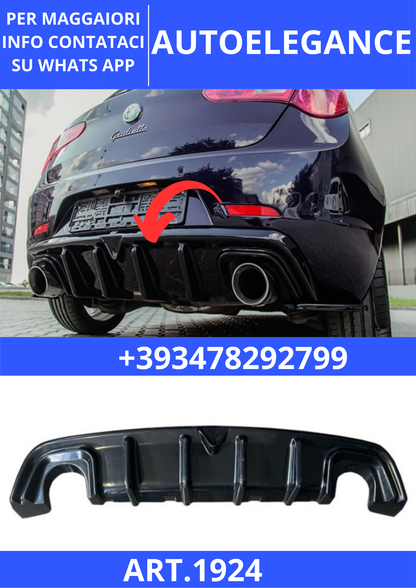 💫ART. 1924 DIFFUSORE GIULIETTA NERO LUCIDO LOOK TUNING💫