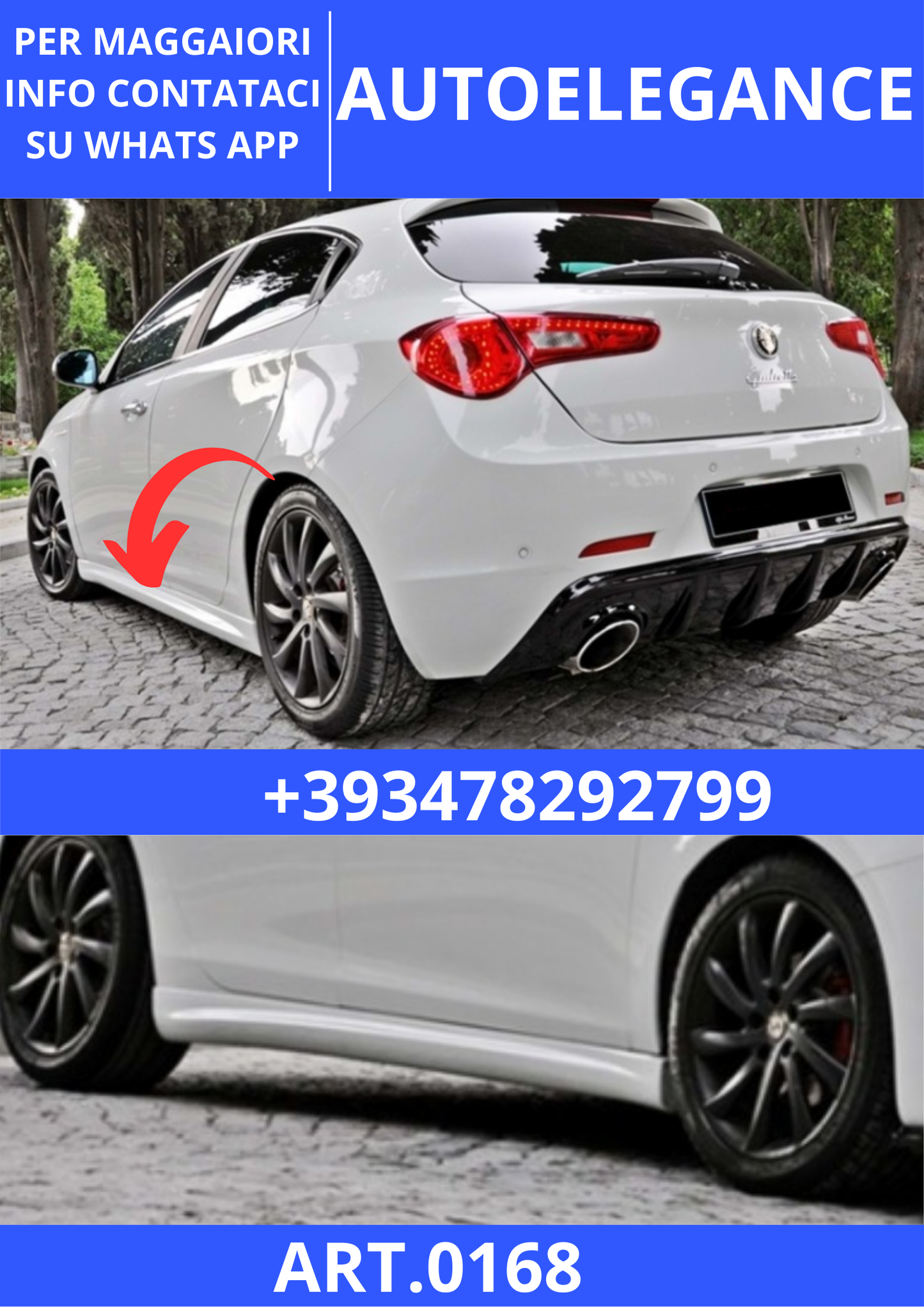 ART. 0168 MINIGONNE GIULIETTA LOOK TUNING GREZZE (189CM)