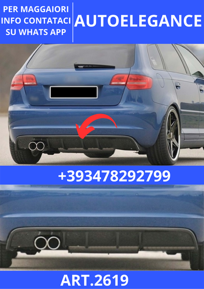 💫ART.2619 Diffusore S3 4 Porte Audi A3 8P FL2 SB 2008+💫