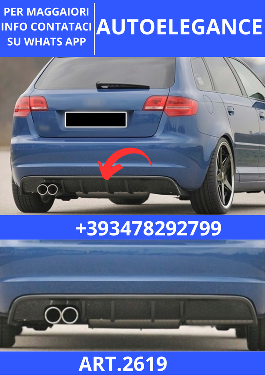 💫ART.2619 Diffusore S3 4 Porte Audi A3 8P FL2 SB 2008+💫