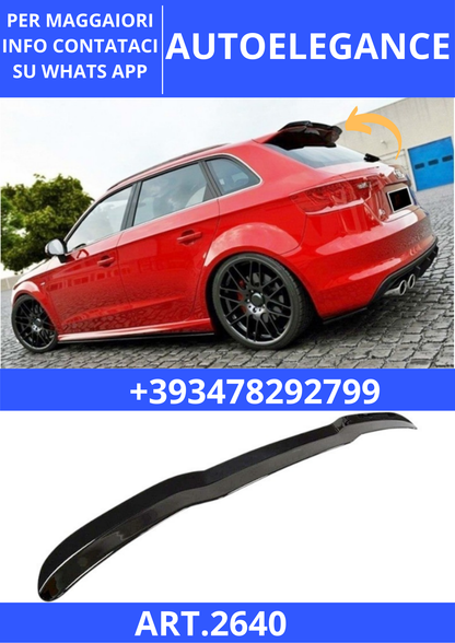 💫ART.2640 Spoiler S3 Cap Style per Audi A3 8V SB 2012+💫