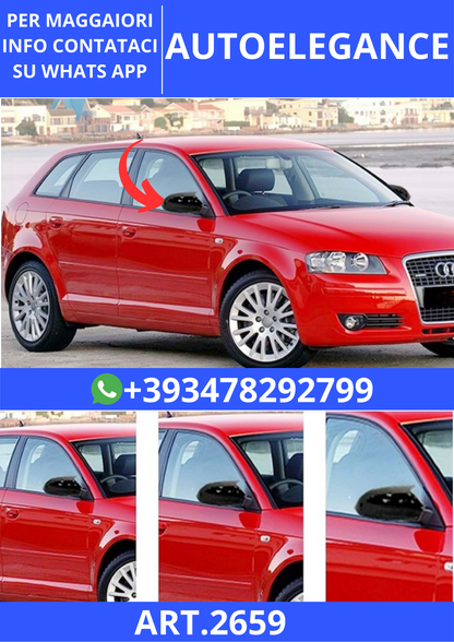 💫ART.2659 Calotte Specchio Batman V1 Style Audi A3 8P FL2 2008+💫