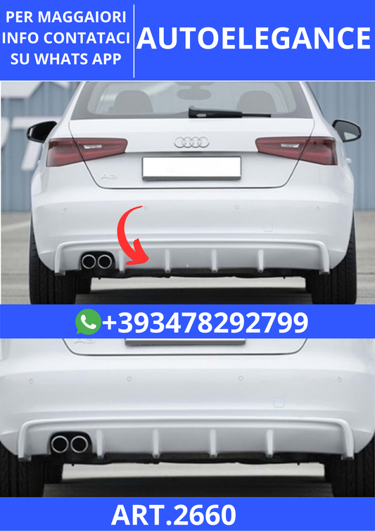 💫ART.2660 Diffusore Rieger Style Audi A3 8V 2012+💫