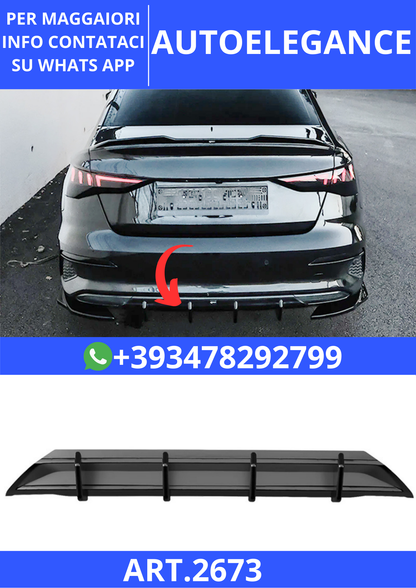 💫ART.2673 Diffusore A Plus V1 Style Audi A3 8Y SD/SB 2020+💫