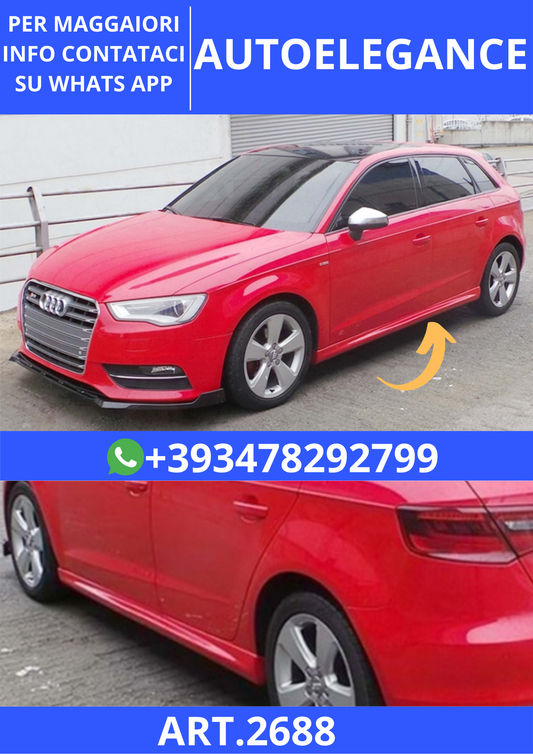 💫ART.2688 Minigonne S3 Style Audi A3 8V SB 2012+💫