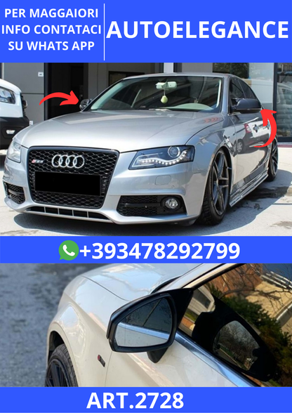 💫ART.2728 Calotte Specchio Batman V1 Style Audi A4 B8 2008+💫