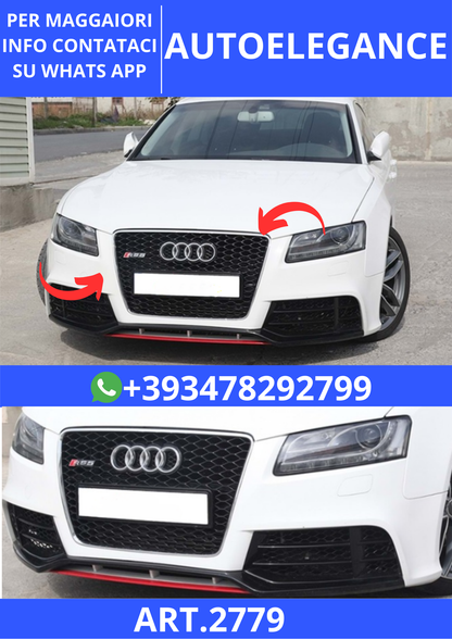 💫ART.2779 Paraurti Anteriore RS5 Style Audi A5 B8 2007+💫