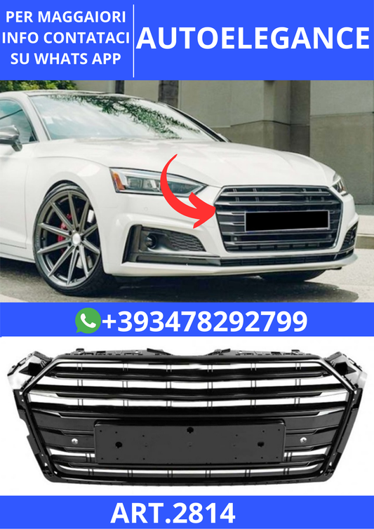 💫ART.2814 Griglia Anteriore S6 Style Audi A5 F5 2017+💫