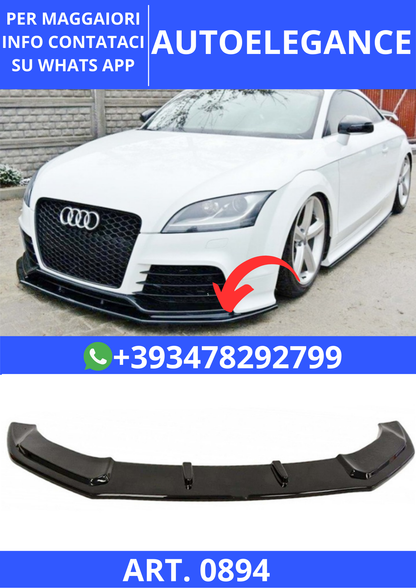 ART. 0894 SPLITTER TT 8J 2009-2013 RS NERO LUCIDO