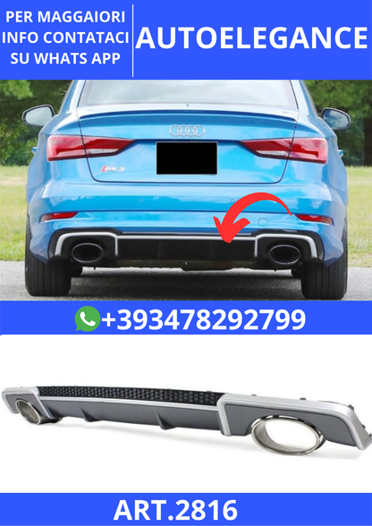 💫ART.2816 Diffusore RS3 Std. Audi A3 8V SD 2012+💫