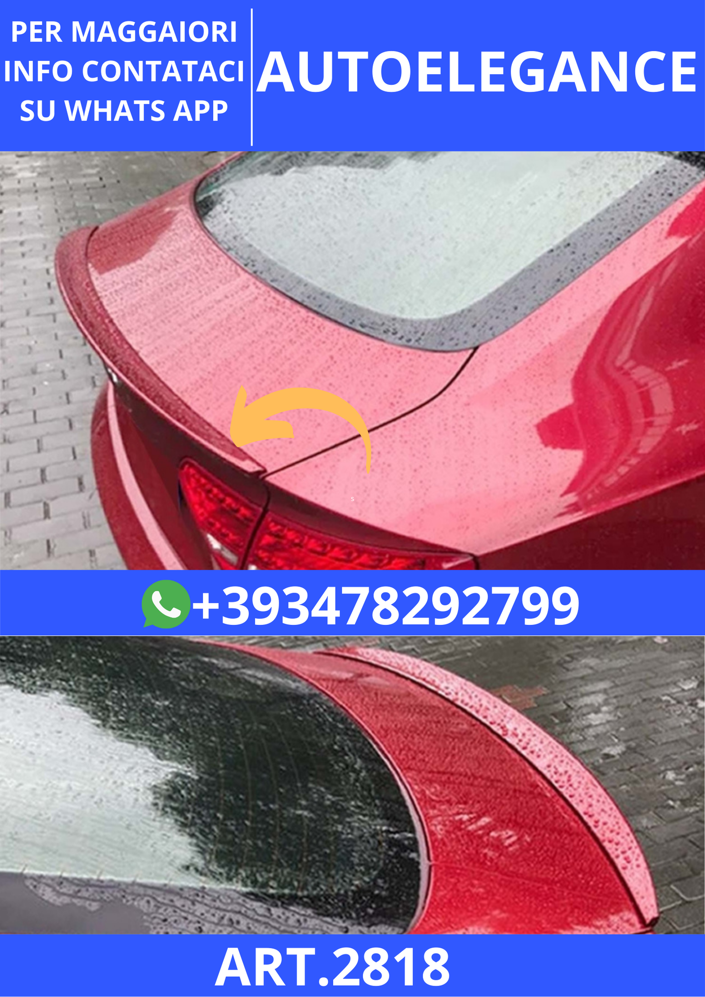 💫ART.2818 Spoiler S5 V2 Style Audi A5 8T8 CP 2007+💫