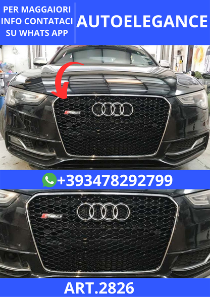 ART.2826 FRG-IA0064CPB Griglia Anteriore RS5 Style Audi A5 B8 FL1, 2 2011+