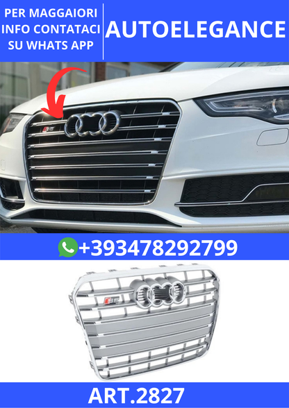 💫ART.2827 Griglia Anteriore S5 Style Audi A4 B9 2016+ 💫