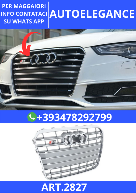 💫ART.2827 Griglia Anteriore S5 Style Audi A4 B9 2016+ 💫