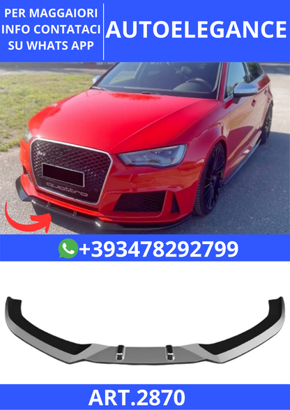 💫ART.2870 Splitter RS3 V1 Style Audi A3 RS 8V SB 2012+💫