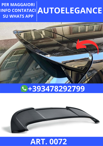💫ART. 0072 SPOILER A3 8V 5D SPORTBACK 2012-2020 STANDARD LOOK RS3 NERO LUCIDO💫