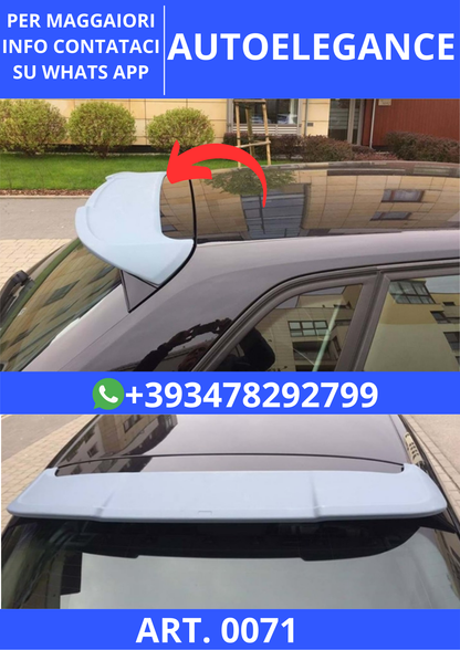 💫ART. 0071 SPOILER A3 8V 5D SPORTBACK 2012-2020 STANDARD LOOK RS3 GREZZO💫