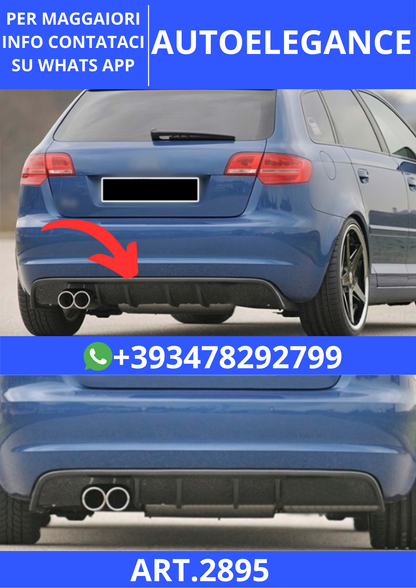 💫ART.2895 Diffusore S3 Left Twin Output Audi A3 8P FL2 SB 2008+💫