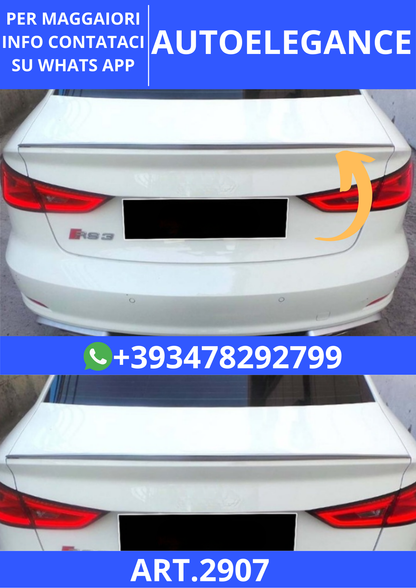 💫ART.2907 Spoiler Anatomic Style Audi A3 8V SD 2012+💫