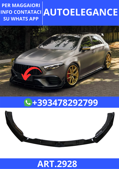 💫 ART.2928 Splitter MERCEDES A45 S Aero Pack W177 2019-2023💫