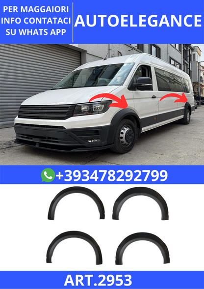 💫ART.2953 Parafanghi Allargati VW VOLKSWAGEN Crafter MK2 / MAN TGE MK1 2017 +💫