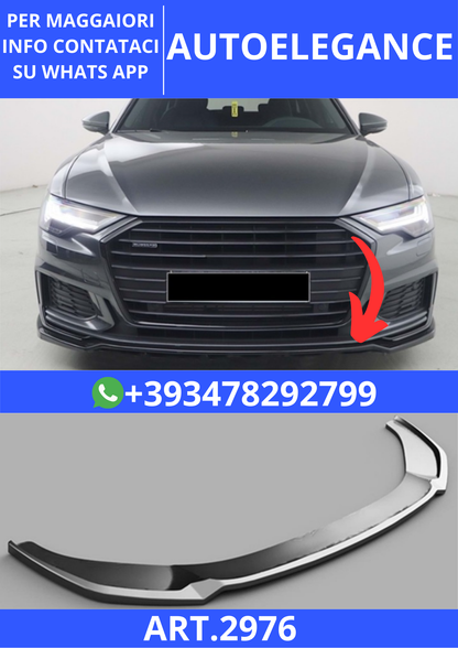 💫ART.2976 Splitter S6/S Line V2 Style Audi A6 S C8 2018+💫