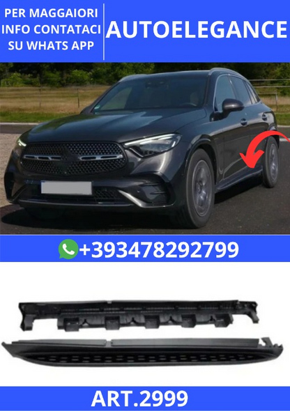 💫ART.2999 Pedane Laterali Mercedes GLC - GLC Coupe 2023+ X2 💫