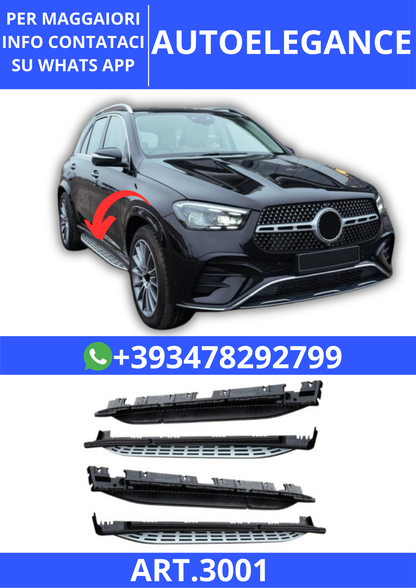 💫ART.3001 Pedane Literali Mercedes-Benz W167 GLE 2019+ 💫