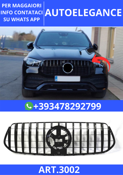 💫ART.3002 Griglia GLE W167 SUV / GLE Coupe C167 black 2020-2023.💫