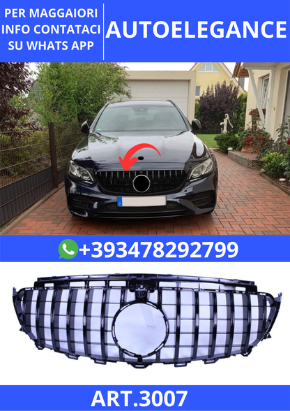 💫ART.3007 Griglia Black Sport per Mercedes-Benz E W213 S213 A238 C238💫