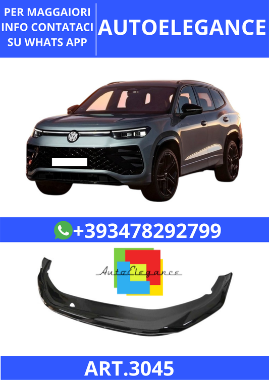 💫ART.3045 FS01-0209 Splitter R Line V1 Style VW Tayron Mk2 2024+💫