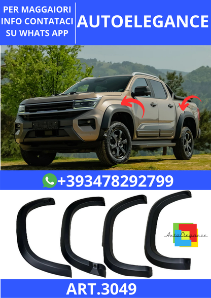 💫ART.3049 Parafanghi Allargati VW VOLKSWAGEN Amarok MK2 2022+💫